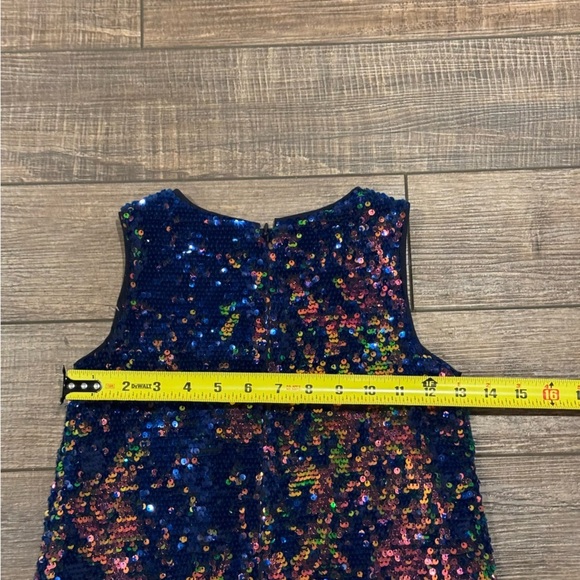 Gap Kids Dress Girls Party Birthday Wedding Shiny Sequins Lined Size Small 6-7 - Picture 4 of 8